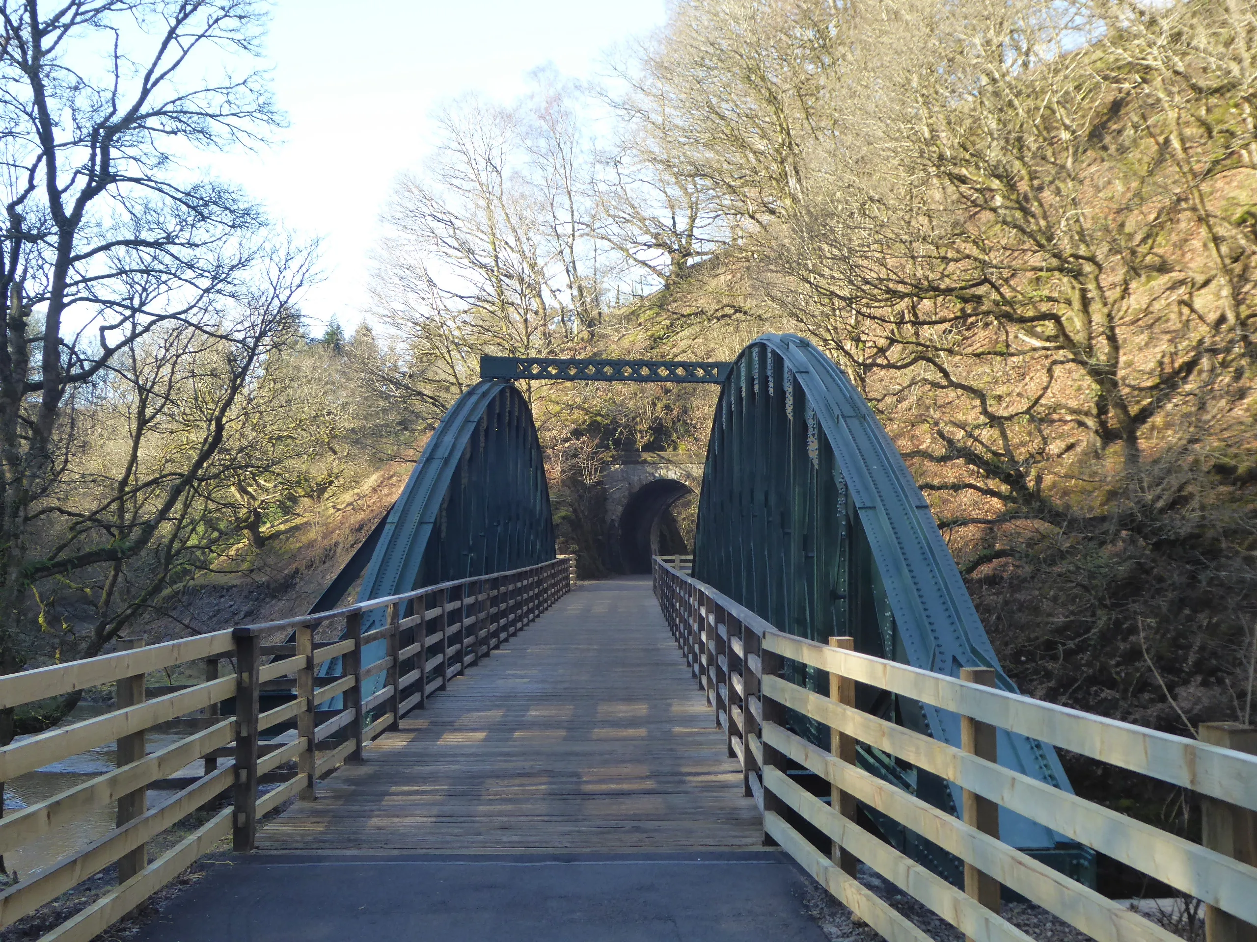 An old railway bridge on the Keswick to Threlkeld line.